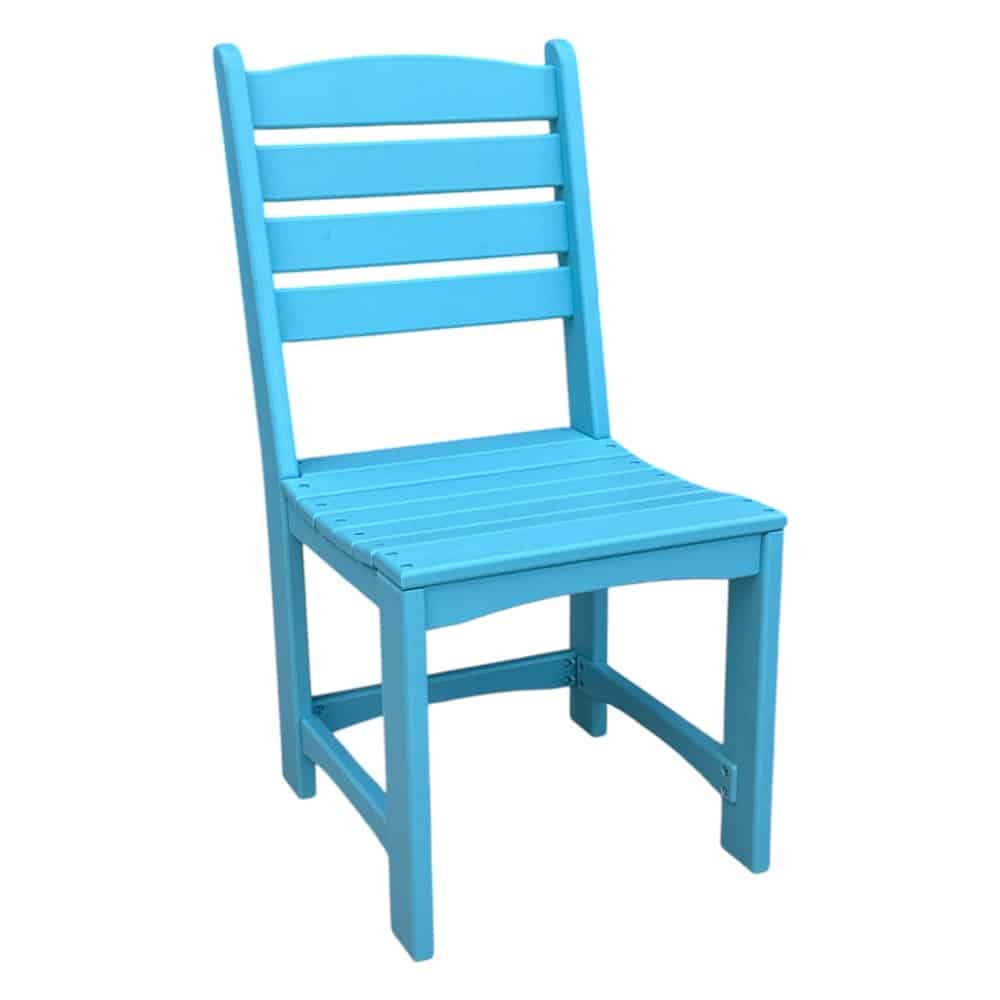 Seafoam Armless Cafe Chair