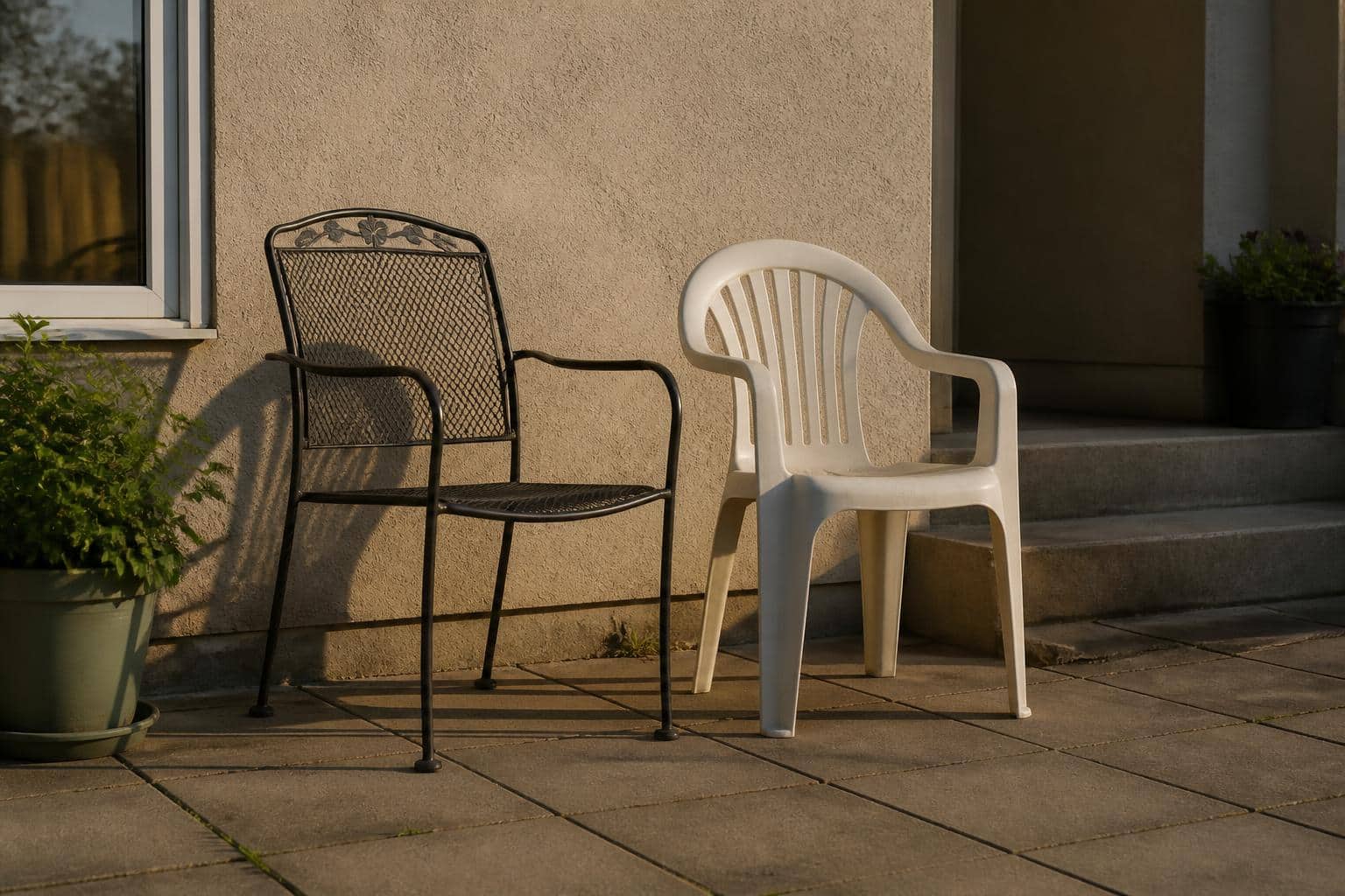 Plastic vs Metal Patio Furniture: Heat, Rust, and Comfort